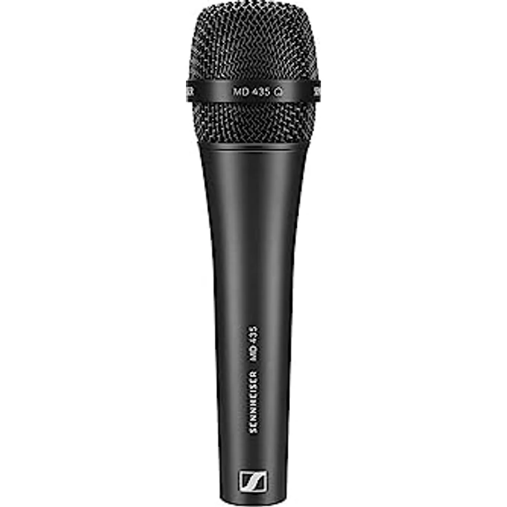 Sennheiser MD 435, Dynamisches Gesangsmikrofon mit nierenförmigem Aufnahme-Muster und hoher Transparenz – Bild 1