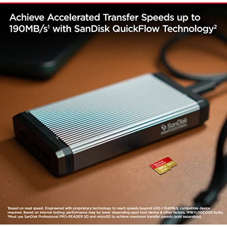 SanDisk Extreme microSDXC UHS-I Speicherkarte 512 GB + Adapter (Für Smartphones, Actionkameras und Drohnen, A2, C10, V30, U3, 190 MB/s Übertragung, RescuePRO Deluxe) – Bild 4