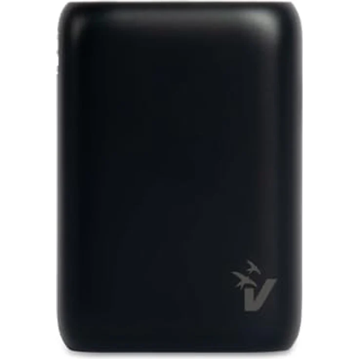Vultech VPB-WP10BK Power Bank 10000 mAh, LCD-Display, USB-A, Type-C, Quick Charge 3.0, Schwarz – Bild 2