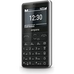 emporiaPRIME-LTE, Seniorenhandy 4G, Tastenhandy ohne Vertrag, 2,31-Zoll-Display, Schwarz