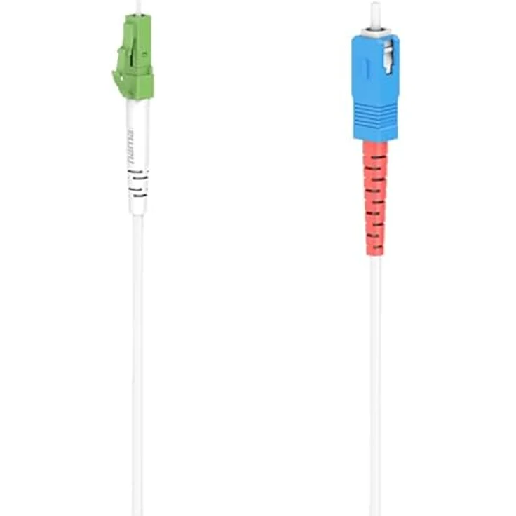 Hama Glasfaser-Netzwerkkabel, LC/APC zu SC/UPC, 10 Gbit/s, 9,00 m, Versandkostenfrei – Bild 1