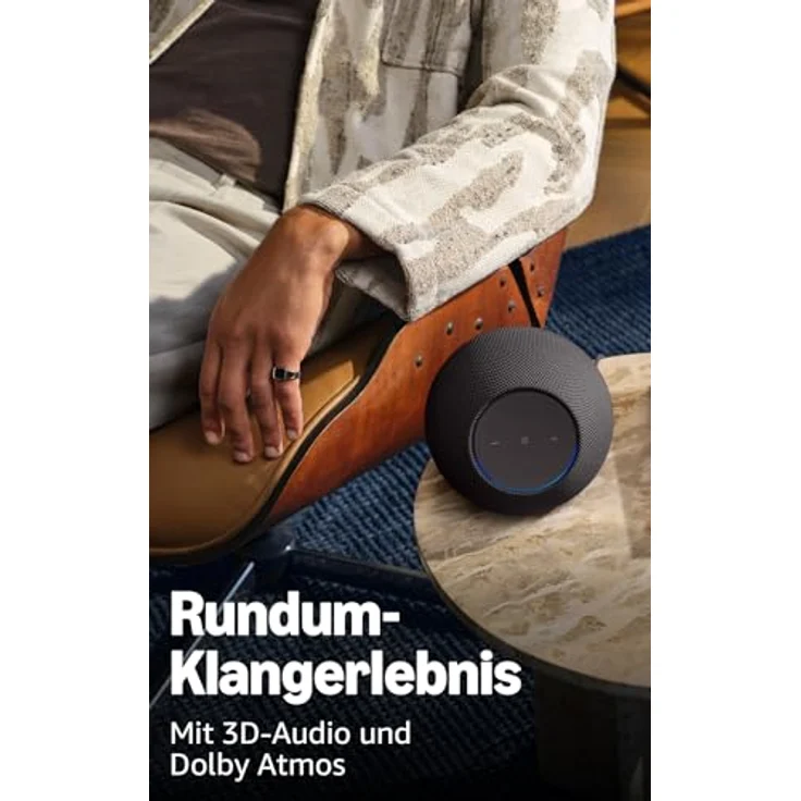 Amazon Echo Studio (2025), 3D-Audio und Dolby Atmos, integrierter Smart-Home-Hub, Graphit – Bild 2