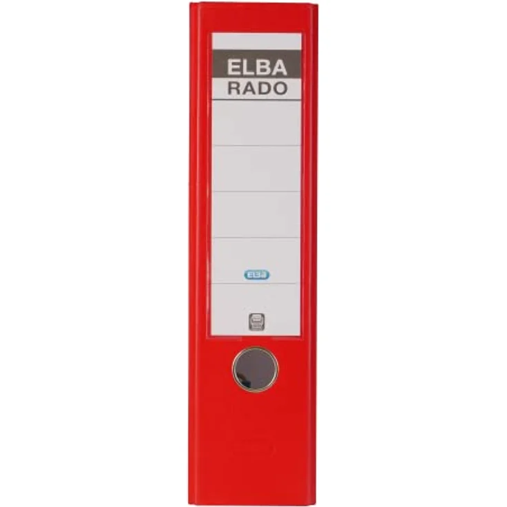ELBA Aktenordner rado brillant Rückenbreite: 80 mm Verwendung für Papierformat: DIN A4, schmutz- und feuchtigkeitsabweisend, mit ELBA print, standfest durch rado-Ösen, auswechselbares Rückenschild, blau – Bild 3