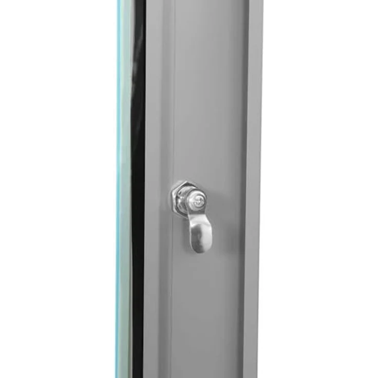 vidaXL Netzwerkschrank, Grau, 53 x 35 x 21 cm, aus Stahl mit integriertem Speicher – Bild 7