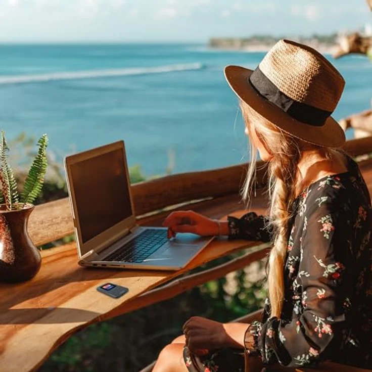 STRONG 4G Mobiler Hotspot mit Display, tragbarer WLAN Router, 150 Mbit/s, ideal für Reisen, Messen und Studenten, Schwarz – Bild 5