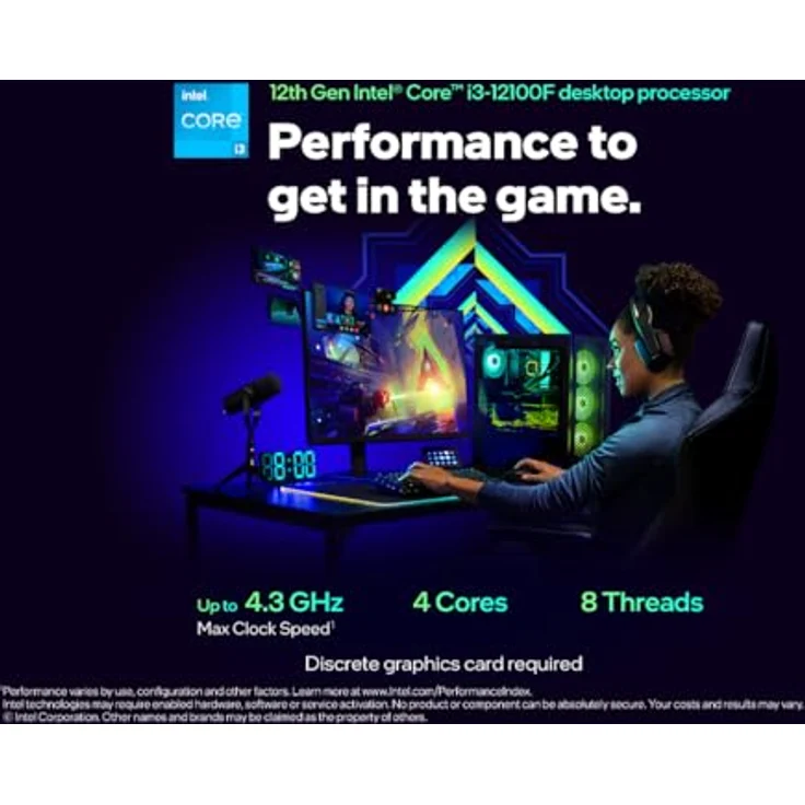 Intel Core i3-12100F, 4C/8T, 3.30-4.30GHz, boxed BX8071512100F – Bild 5