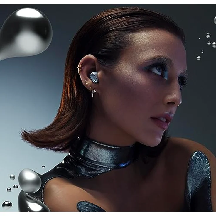 Beats Studio Buds + (2023) – Komplett kabellose Noise Cancelling In-Ear Kopfhörer, verbesserte Apple & Android Kompatibilität, Schweiß-beständige Bluetooth Kopfhörer - Space Silber – Bild 2