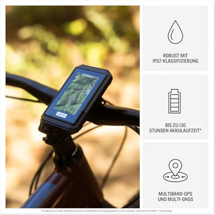 Garmin eTrex Touch, GPS-Handgerät mit 3"-Farb-Touchdisplay, vorinstallierten TopoActive Karten für Europa, 130 Stunden Akkulaufzeit, IP67 wetterfest – Bild 3