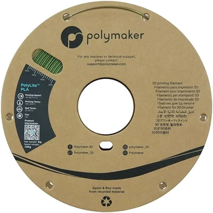Polymaker PolyLite PLA Starlight - Meteor, 3D-Druckmaterial mit Farbwechsel-Effekt und Jam-Free Technologie – Bild 4