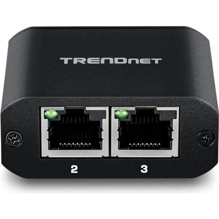 TRENDnet TEG-102S 2-Port-Gigabit-Splitter mit USB-Typ-C-Stromversorgung, NDAA- und TAA-konform, kompakte Bauweise, Plug & Play Design – Bild 4
