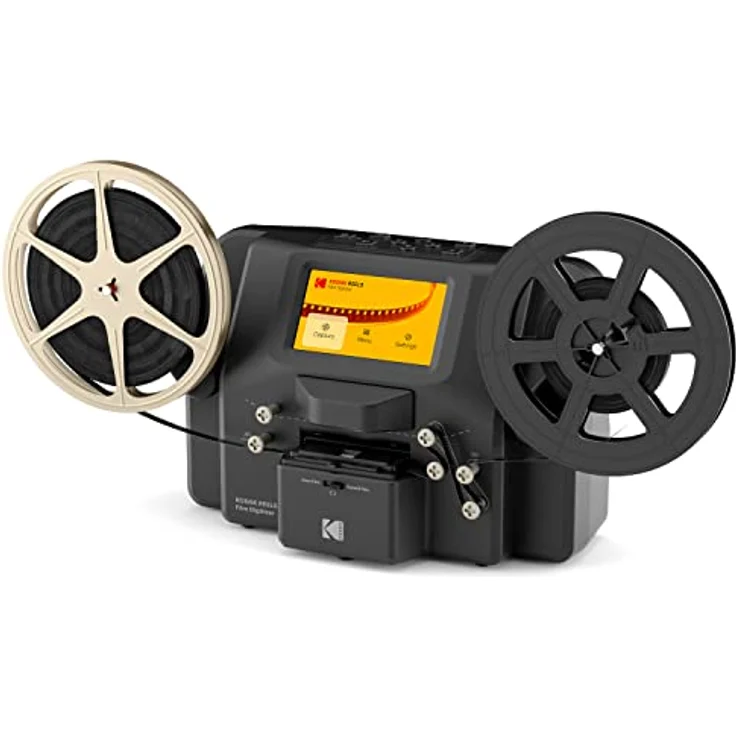 Kodak Reels Super 8 Films Digitizer Converter, 5-Zoll-HD-Bildschirm, digitale MP4-Videos, schwarz, bis 128 GB SD-Karte – Bild 1