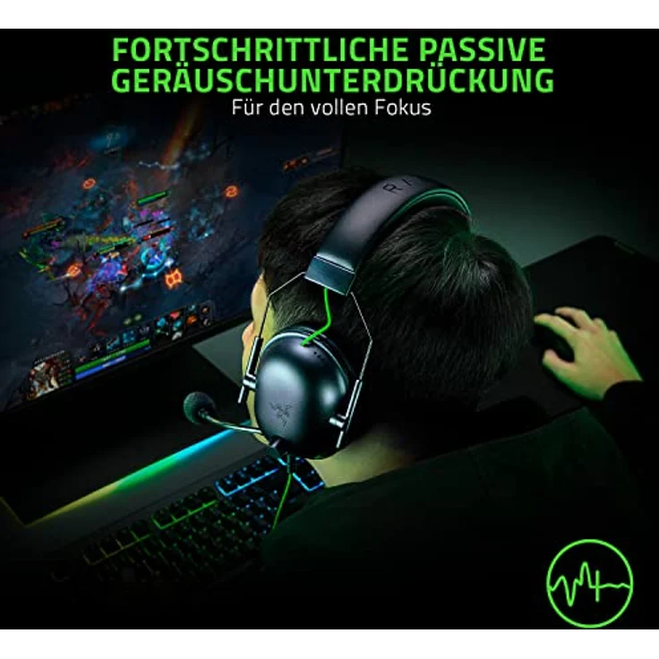 Razer Blackshark V2 X USB Schwarz – Bild 4
