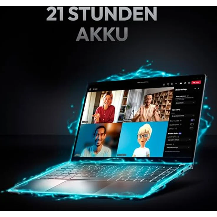 MEDION SPRCHRGD 14 S2; Copilot+ PC, Intel® Core™ Ultra 7 258V , Windows 11 Home, 35,56 cm (14“) 2,8K Display, 1 TB SSD, 32 GB RAM – Bild 3