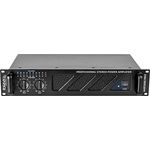 AMP2000-MKII - IBIZA - Professioneller 2x1500W PA-Verstärker mit XLR/Klinkeneingängen und Speakon-/Klemmenausgängen - 19"-Rack - Schwarz