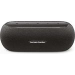 Harman Kardon Luna Bluetooth-Box in Schwarz – Tragbarer, wasserdichter Bluetooth-Lautsprecher – Bis zu 12 Stunden Akkulaufzeit