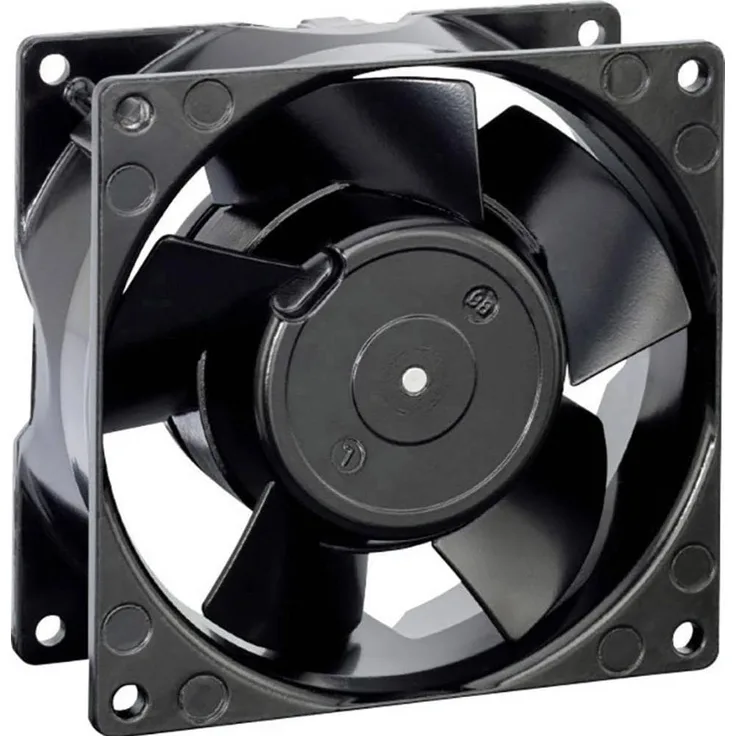 Papst EBM Papst 3650 Axiallüfter 230 V/AC 76 m³/h (L x B x H) 92 x 92 x 38 mm (92 mm, 1 x), PC Lüfter, Schwarz