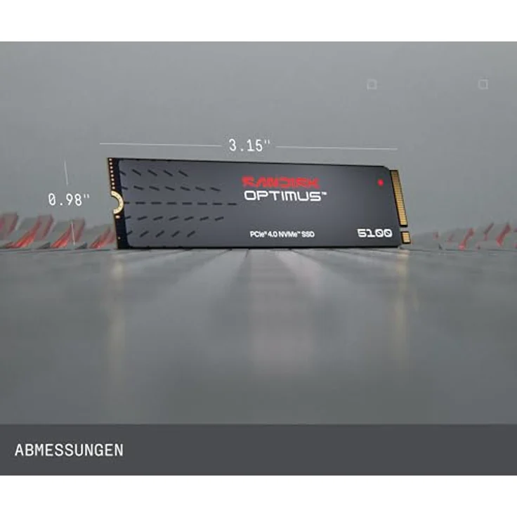 SANDISK Optimus™ 5100 NVMe™ 500 GB SSD PCIe, interne Festplatte mit bis zu 7.100 MB/s Geschwindigkeit und nCache™ 4.0-Technologie – Bild 6