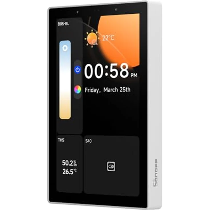 Sonoff NSPanel Pro 120, Smart Control Panel mit Matter, WiFi/Bluetooth/ZigBee, weiß, Smart Home Hub – Bild 1