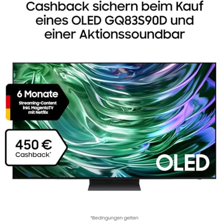 Samsung 83" OLED 4K S90D Tizen OS™ Smart TV (2024), 83 Black – Bild 2