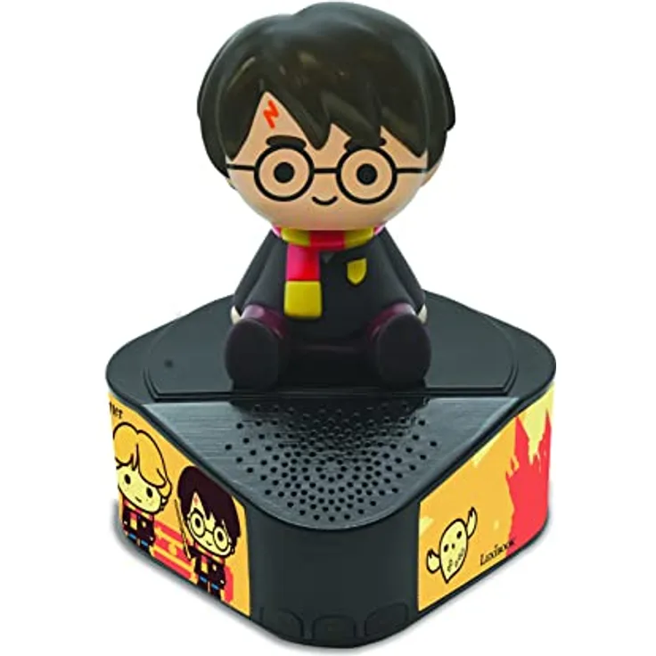 Lexibook BTD80HP Warner Harry Potter-Lautsprecher mit Leuchtfigur, Bluetooth 5,0, Anschluss/USB Typ C, braun/Dore