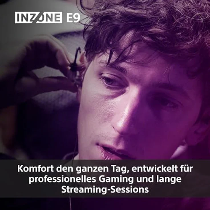 SONY INZONE E9, In-ear Gaming-Kopfhörer mit 360 Spatial Sound, Noise Isolation, USB-C Audiobox, Schwarz – Bild 4
