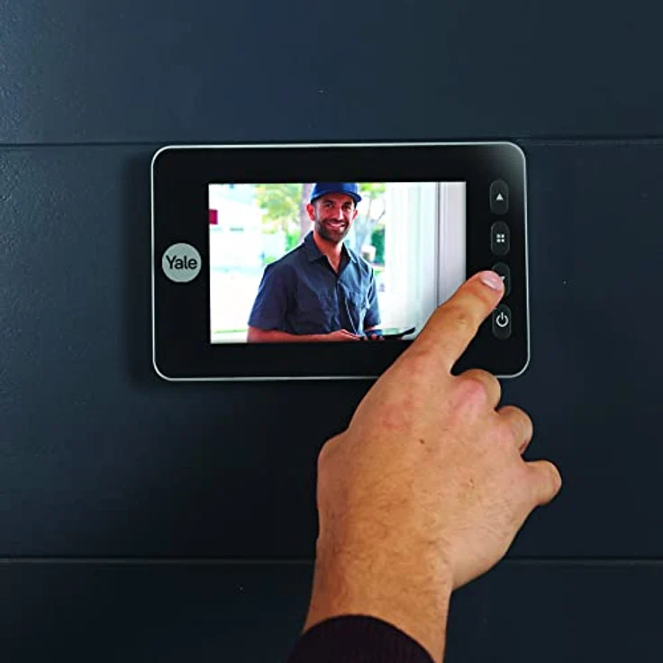 Yale Digitaler Türspion 5800, Smart Home mit Auto Imaging, 110° Blickwinkel, Infrarot-Nachtsicht, Silber – Bild 4