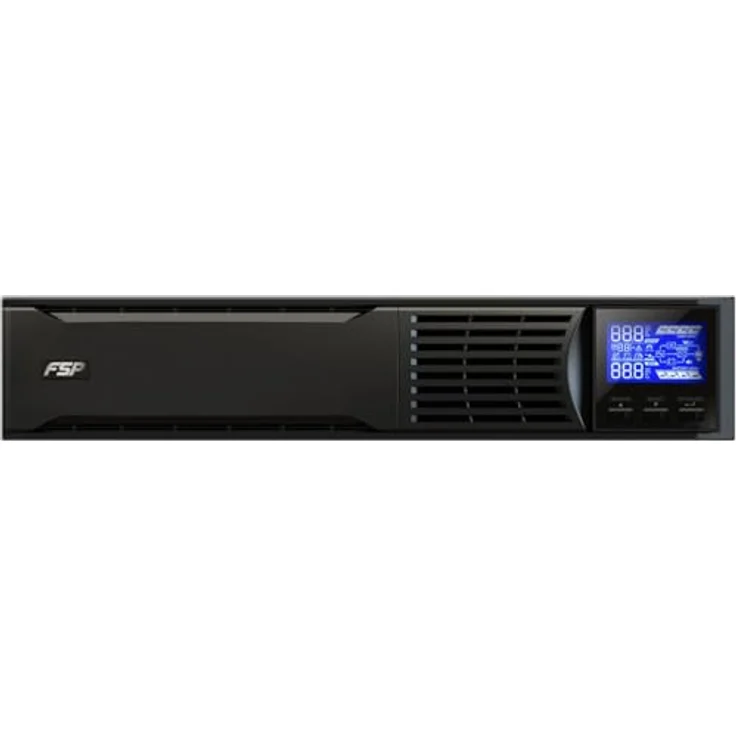 Fortron FSP USV Champ 1kVA Rack, Online-USV mit 900W Leistung, integrierter Überspannungsschutz und IEC-Anschlüssen