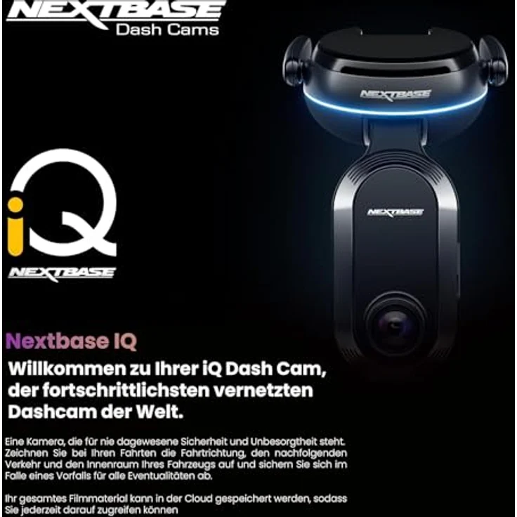 Nextbase® iQ Dashcam für Heckscheibe, 1440p Heckscheibenkamera, kompatibel mit Nextbase iQ Dashcams, mit Smart Sense Parken, Guardian-Modus und Roadwatch AI,m – Bild 4