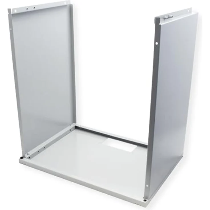 ROLINE 19-Zoll Wandgehäuse Basic 12 HE, 540x400 BxT Bausatz grau, mit Vollglastür und verstellbaren Profilschienen – Bild 11