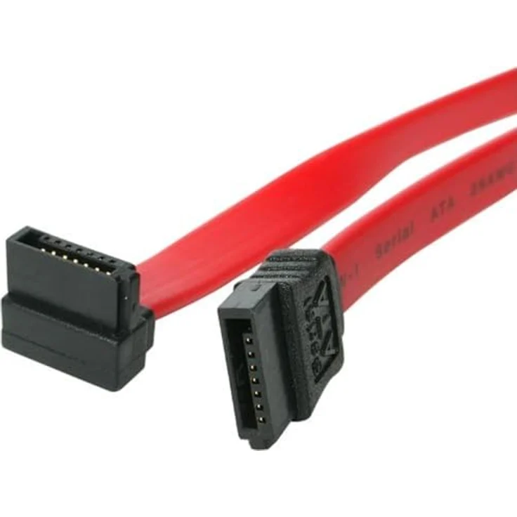StarTech.com SATA III Kabel rechts gewinkelt - S-ATA Anschlusskabel bis 6Gb/s - SATA-Kabel - Serial ATA 150/300/600 - 7-poliges SATA (M) - 7-poliges SATA (M) - 15,24 m - rechts abgewinkelter Anschluss - Rot (SATA6RA1) - Preisvergleich – Bild 3