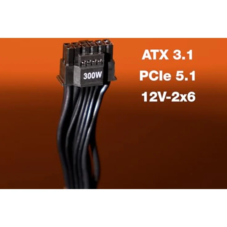 be quiet! Pure Power 12 850W Netzteil, 80 Plus® Gold Effizienz, ATX 3.1 mit PCIe 5.1 Unterstützung, leiser 120mm Lüfter, LLC-Technologie - Schwarz – Bild 3