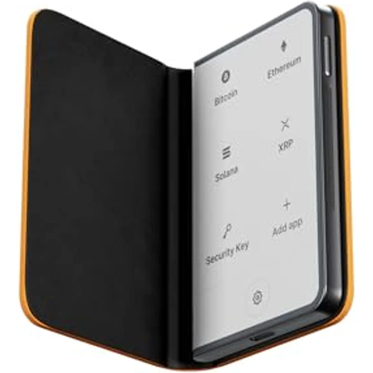 Ledger STAX Magnet Shell - Schutz für Krypto-Wallets mit Touchscreen (BTC Orange) – Bild 2