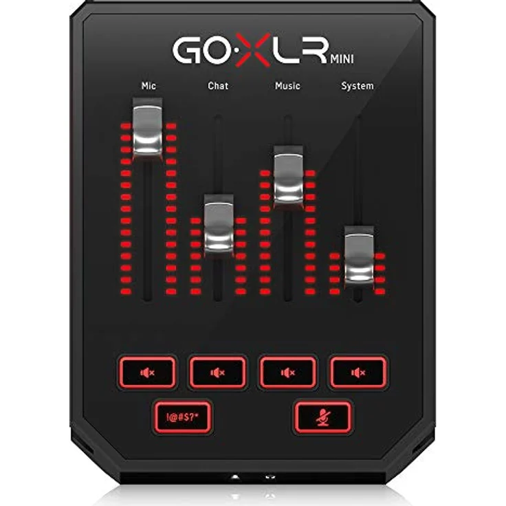 TC-Helicon GoXLR Mini, USB Mischpult mit 4 Fadern, Midas-Preamp und integrierter PC App für Live-Streaming und Content Creation – Bild 4