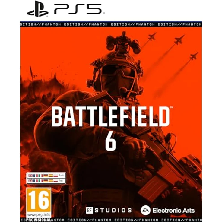 Electronic Arts Battlefield 6 Phantom Edition PS5, inkl. Vorbestellungsbonus, Phantom Squad und Shrouded Waffenpaket, Deutsch – Bild 1