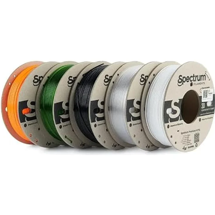 Spectrum PCTG 5 Pack, 3D Filament 1.75 mm, 1250 g, weiß, Kartonspulen – Bild 5