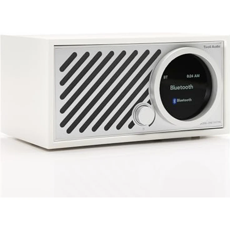 Tivoli Audio Model ONE Digital + Gen3, Wi-Fi/Bluetooth-Radio mit DAB/DAB+/FM Empfang, 20 W Leistung, Weiß/Silber – Bild 2