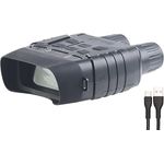 Zavarius Nachtsicht Fernglas DN-800 V2, HD-Videokamera, bis 700 m IR-Sichtweite, mattschwarz