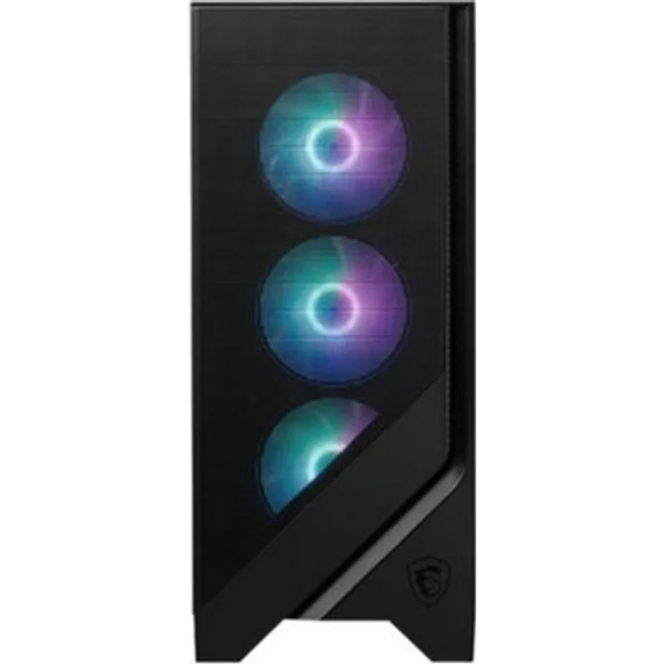 MSI PC-Gehäuse MAG FORGE 320R AIRFLOW, schwarz, mit optimaler Luftzirkulation – Bild 1