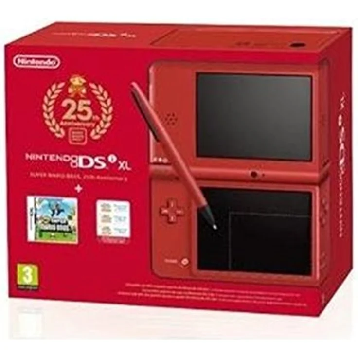 Nintendo DSi XL Limitierte Jubiläums-Edition Rot 256MB Bundle inkl. New Mario Bros. – Bild 3