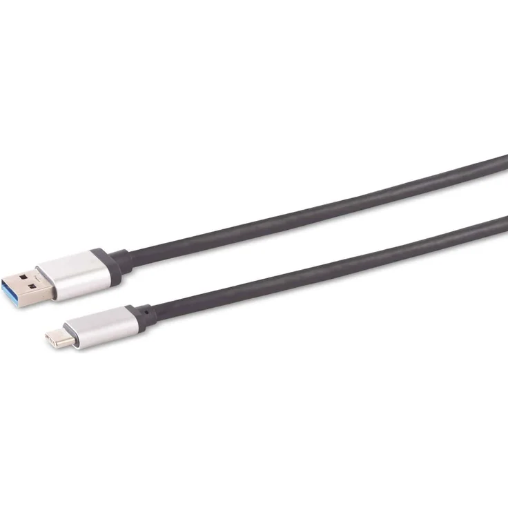 Shiverpeaks S/CONN maximum connectivity Home Cinema USB 3.0 Anschlusskabel, USB-A auf USB-C, 0,5m, blau, 5 Gbit/s, geeignet für Schnellladegeräte bis 18W