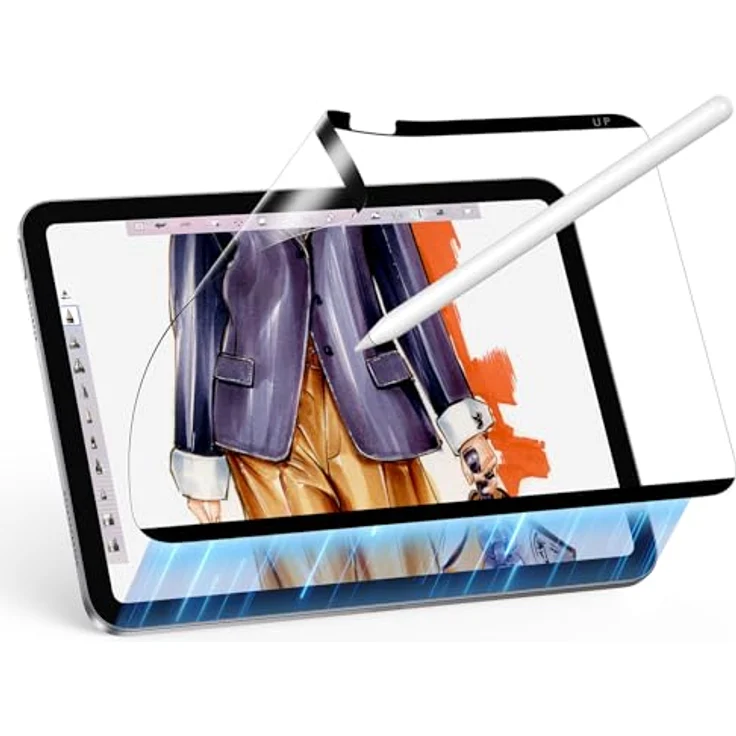 ESR Magnetisch Paper-Feel Schutzfolie für iPad Air 11" (M4/M3/M2), abnehmbar, blasenfrei, für Pencil geeignet – Bild 1