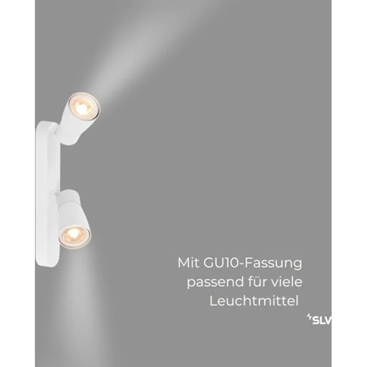 SLV PURI 2.0 DOME, Deckenleuchte, Wandleuchte, Weiß - Flexibler Strahler für individuelle Lichtakzente – Bild 3