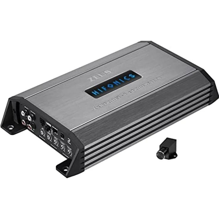 Hifonics ZXR1200/1 Monoblock Endstufe, 1 Kanal Class-D Verstärker mit 1200 Watt RMS, inkl. Bass-Remote – Bild 1