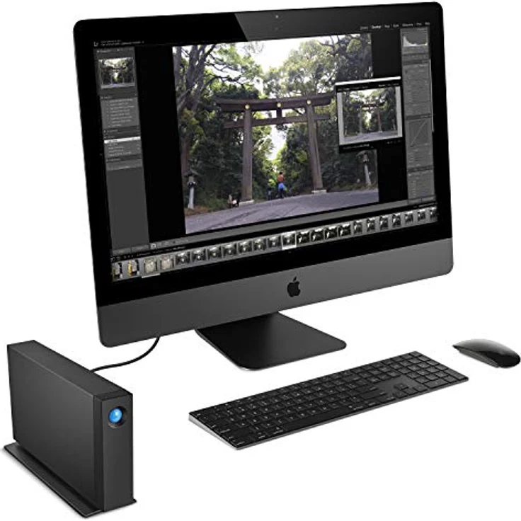LaCie D2 PRO 3.5E 30000 (30 TB), Externe Festplatte mit USB-C und Aluminiumgehäuse, Schwarz – Bild 9