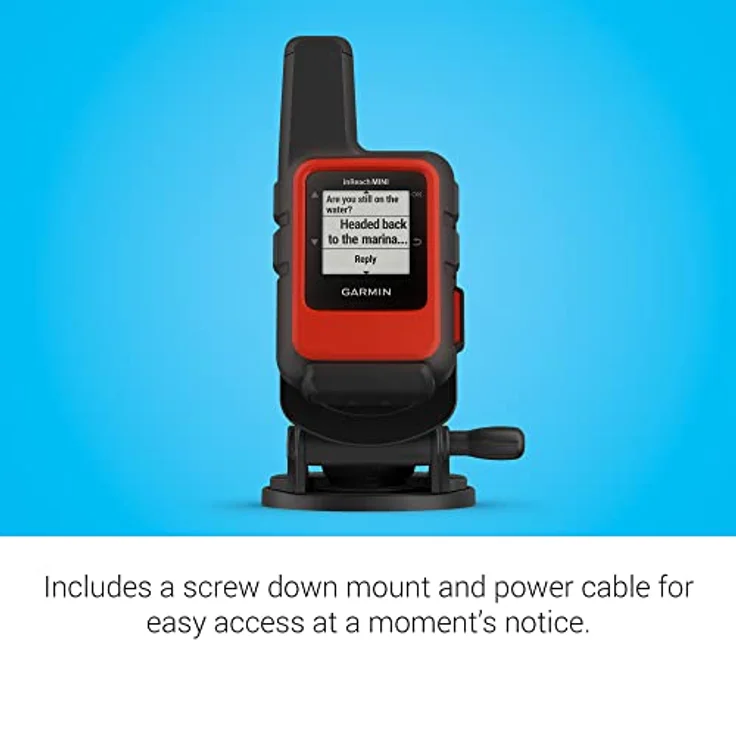Garmin Inreach® Mini 2 Marine Bundle, Kompaktes Walkie-talkie mit globaler Satellitenkommunikation, Schwarz – Bild 7