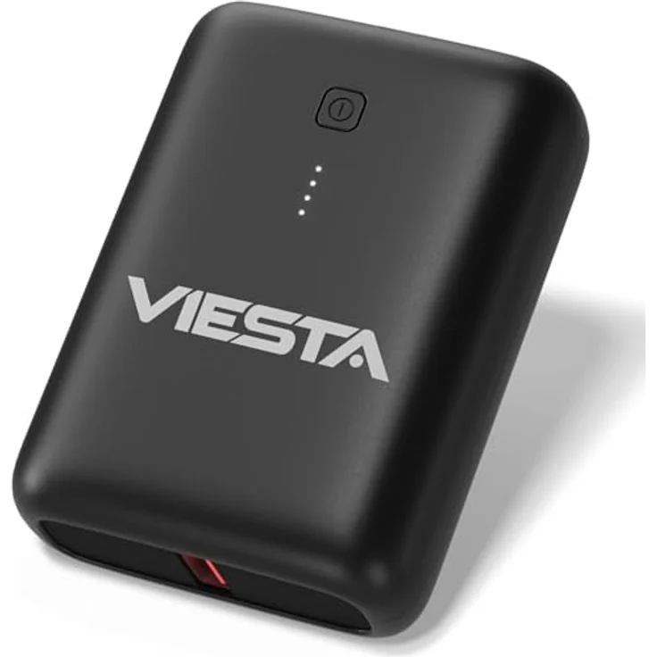UMBRELLA Powerbank USB-C Mini [9000mAh] Schwarz - Fast Charging, PD20 W, Type-C Eingang & Ausgang, USB-Eingang, LED Batterieanzeige – Bild 1