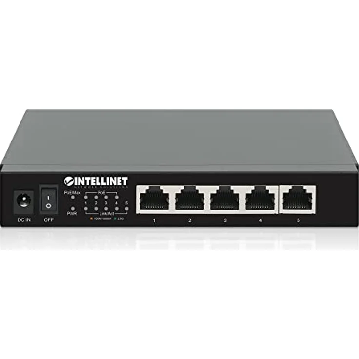Intellinet 561921 Ethernet Switch Poe+ 5 Anschlüsse 2.5G Schwarz – Bild 5