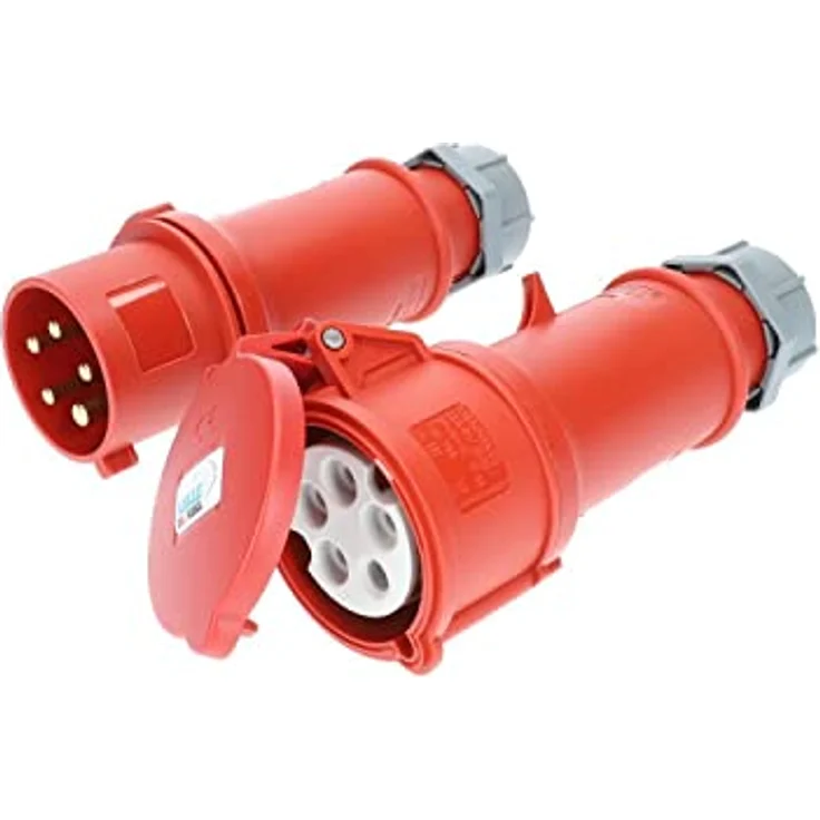 KALLE DAS KABEL CEE-Verlängerungskabel Gummi H07RN-F 5G 4,0mm² 400V 32 A, 40 Meter, spritzwassergeschützt, Temperaturbereich -25° C bis +60° C – Bild 2