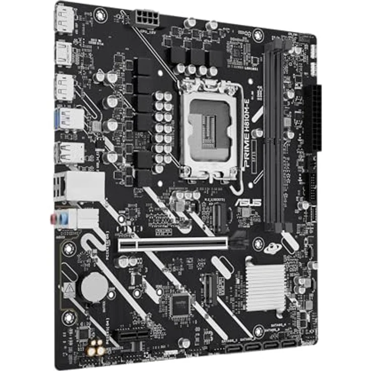 Asus PRIME H810M-E-CSM, Micro-ATX Mainboard mit Intel H810, LGA1851, DDR5, PCIe 4.0 und RGB-Beleuchtung – Bild 5