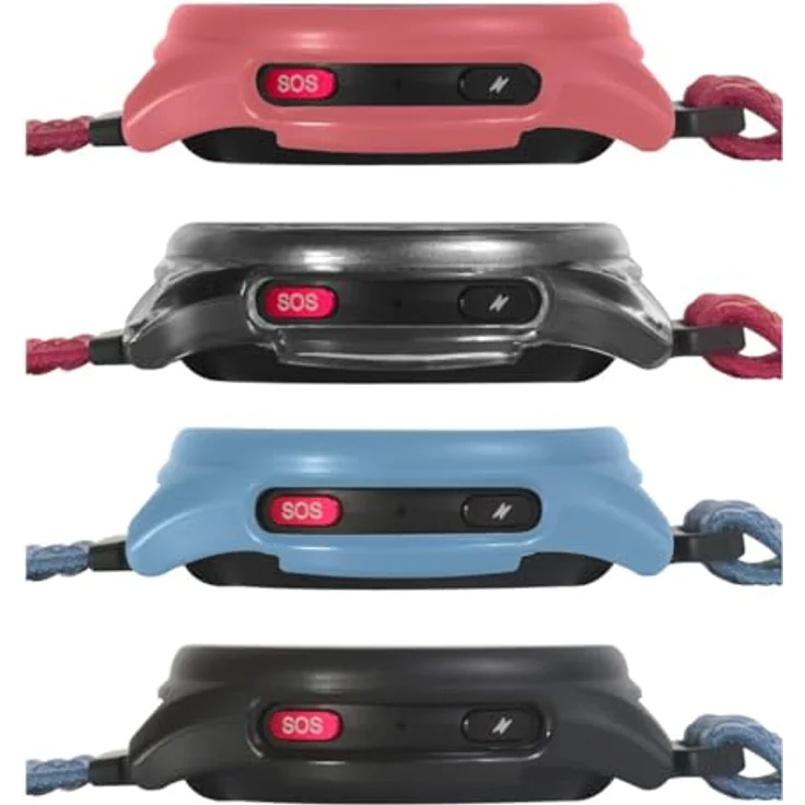 Anio Protector Case 2.0 für Anio 6, robuste Schutzhülle aus hochgradigem Kunststoff, in Hibiskus, Blau, Schwarz und Transparent – Bild 3